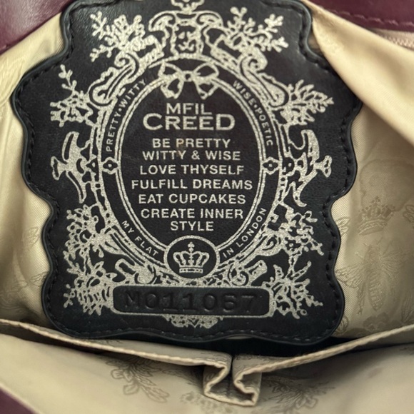 My Flat In London Leopard Faux Fur & Patent Bow Bag MFIL Creed – Rare Sz Medium - Picture 6 of 15